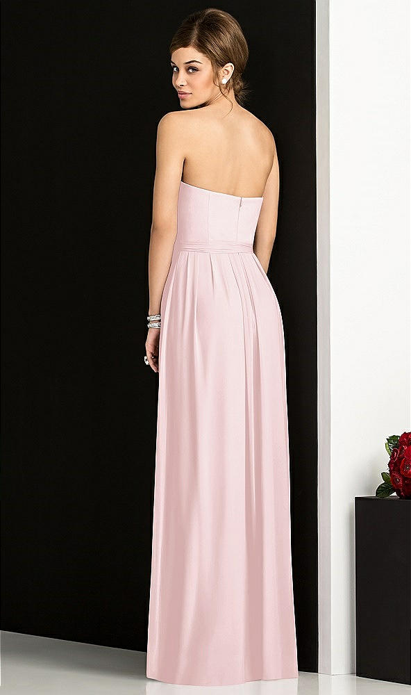 Back View - Ballet Pink After Six Bridesmaid Dress 6678