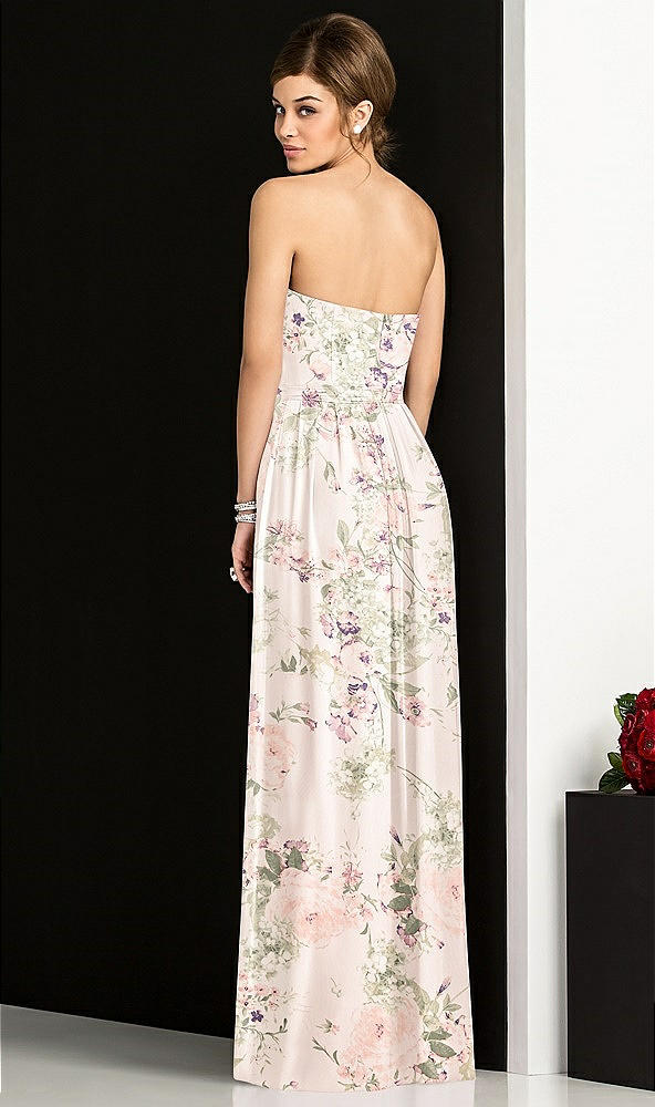 Back View - Blush Garden After Six Bridesmaid Dress 6678