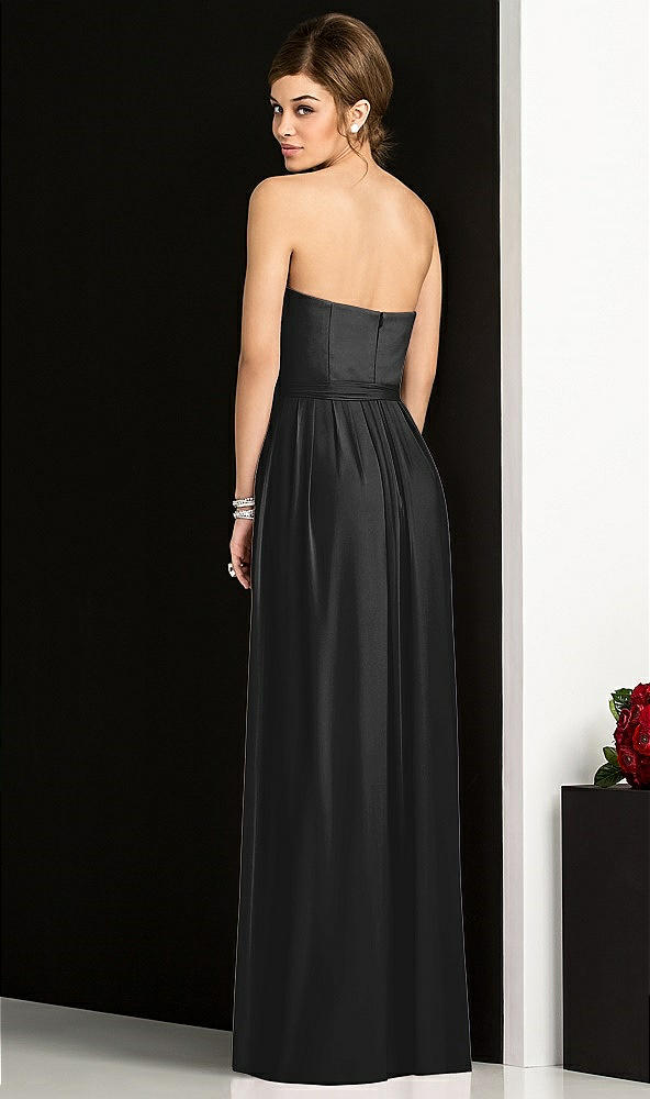 Back View - Black After Six Bridesmaid Dress 6678