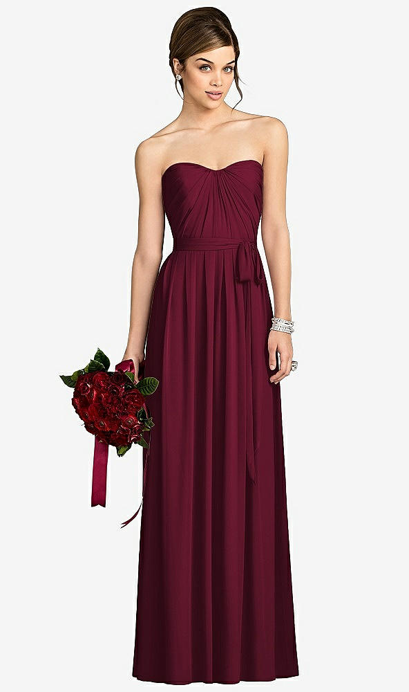 Front View - Cabernet After Six Bridesmaid Dress 6678