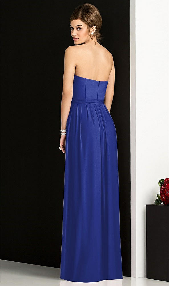 Back View - Cobalt Blue After Six Bridesmaid Dress 6678