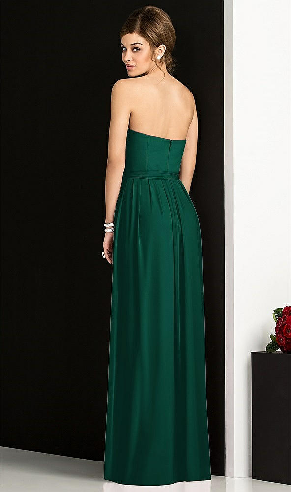 Back View - Hunter Green After Six Bridesmaid Dress 6678