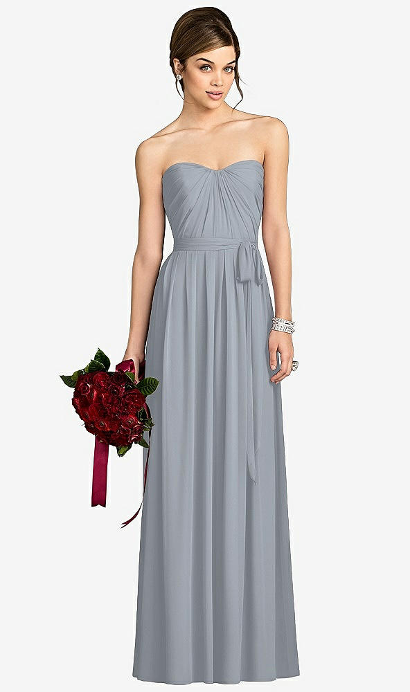 Front View - Platinum After Six Bridesmaid Dress 6678