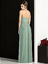 Rear View Thumbnail - Seagrass After Six Bridesmaid Dress 6678