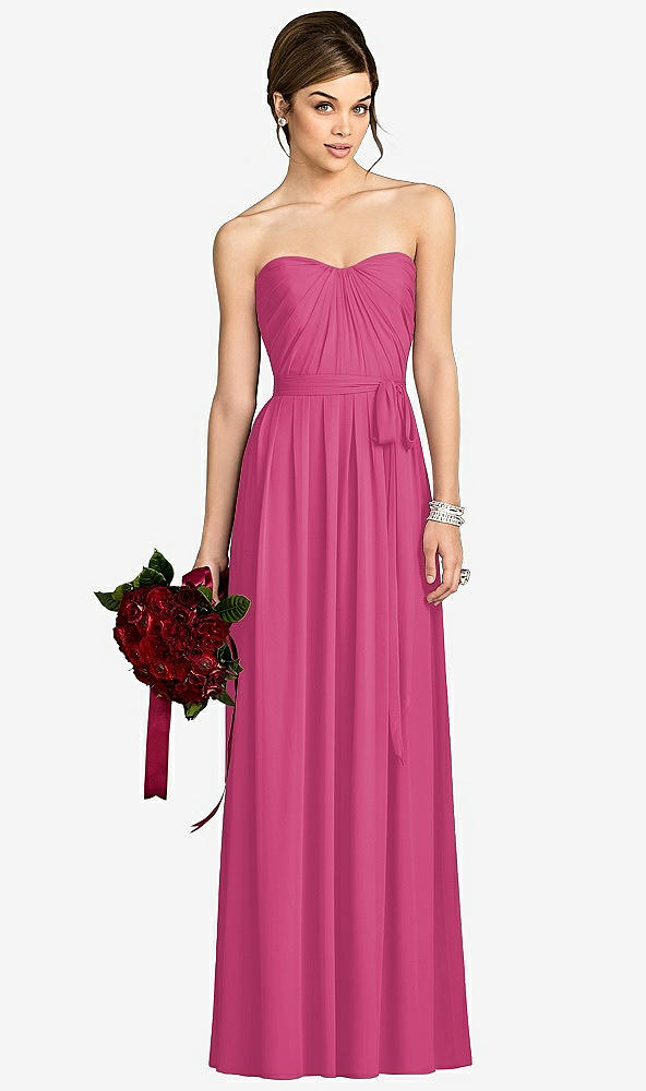 Front View - Tea Rose After Six Bridesmaid Dress 6678