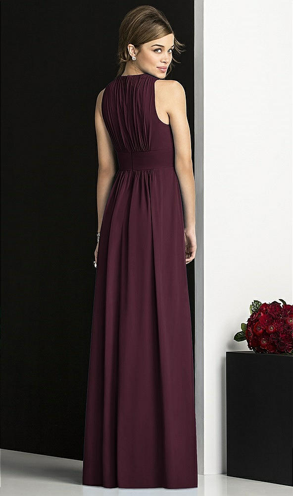 Back View - Bordeaux After Six Bridesmaids Style 6680