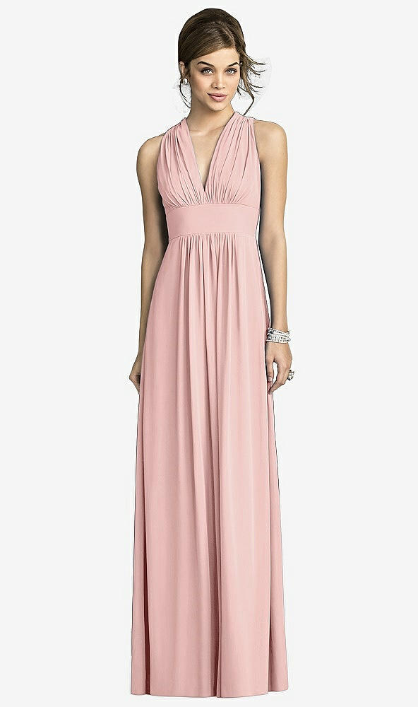 Front View - Rose - PANTONE Rose Quartz After Six Bridesmaids Style 6680