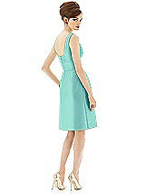 Rear View Thumbnail - Coastal Alfred Sung Bridesmaid Dress D654