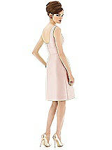 Rear View Thumbnail - Blush Alfred Sung Bridesmaid Dress D654