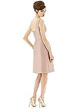 Rear View Thumbnail - Cameo Alfred Sung Bridesmaid Dress D654