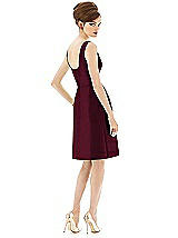 Rear View Thumbnail - Cabernet Alfred Sung Bridesmaid Dress D654