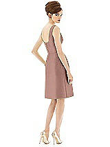 Rear View Thumbnail - Neu Nude Alfred Sung Bridesmaid Dress D654