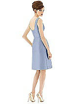 Rear View Thumbnail - Sky Blue Alfred Sung Bridesmaid Dress D654