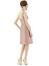 Rear View Thumbnail - Toasted Sugar Alfred Sung Bridesmaid Dress D654