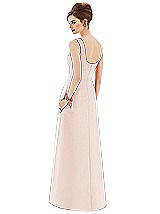 Rear View Thumbnail - Blush Alfred Sung Bridesmaid Dress D659