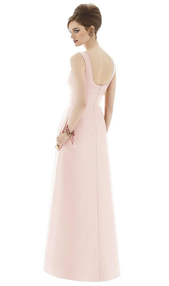 Back View - Blush Alfred Sung Bridesmaid Dress D659