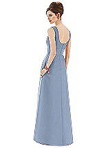 Rear View Thumbnail - Cloudy Alfred Sung Bridesmaid Dress D659