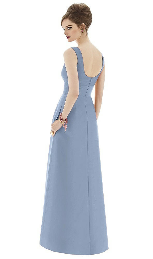 Back View - Cloudy Alfred Sung Bridesmaid Dress D659