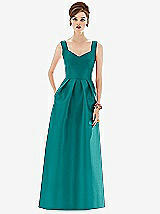 Front View Thumbnail - Jade Alfred Sung Bridesmaid Dress D659