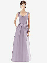 Front View Thumbnail - Lilac Haze Alfred Sung Bridesmaid Dress D659