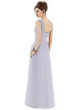 Rear View Thumbnail - Silver Dove Alfred Sung Bridesmaid Dress D659