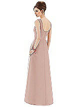 Rear View Thumbnail - Toasted Sugar Alfred Sung Bridesmaid Dress D659