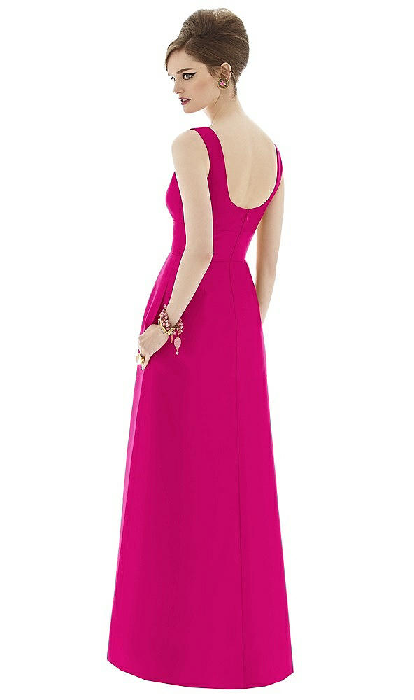 Back View - Think Pink Alfred Sung Bridesmaid Dress D659