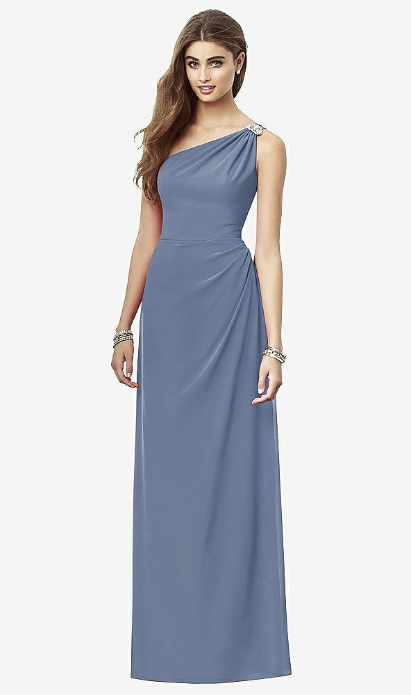 Front View - Larkspur Blue After Six Bridesmaid Dress 6688