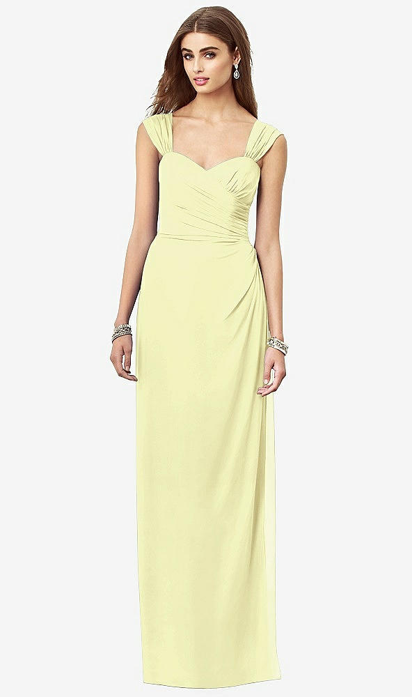 Front View - Butter Yellow After Six Bridesmaid Dress 6693