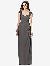 Front View Thumbnail - Caviar Gray After Six Bridesmaid Dress 6693