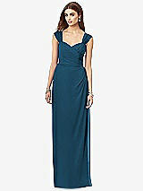 Front View Thumbnail - Atlantic Blue After Six Bridesmaid Dress 6693