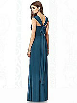 Rear View Thumbnail - Atlantic Blue After Six Bridesmaid Dress 6693