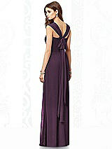 Rear View Thumbnail - Aubergine After Six Bridesmaid Dress 6693