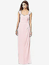 Front View Thumbnail - Ballet Pink After Six Bridesmaid Dress 6693