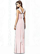 Rear View Thumbnail - Ballet Pink After Six Bridesmaid Dress 6693