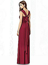 Rear View Thumbnail - Burgundy After Six Bridesmaid Dress 6693