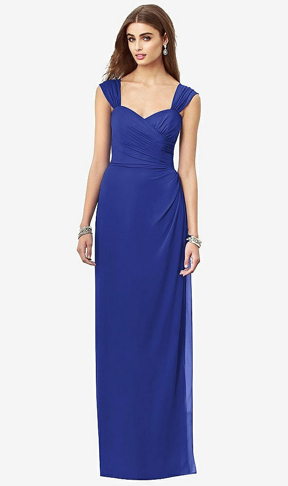 Front View - Cobalt Blue After Six Bridesmaid Dress 6693