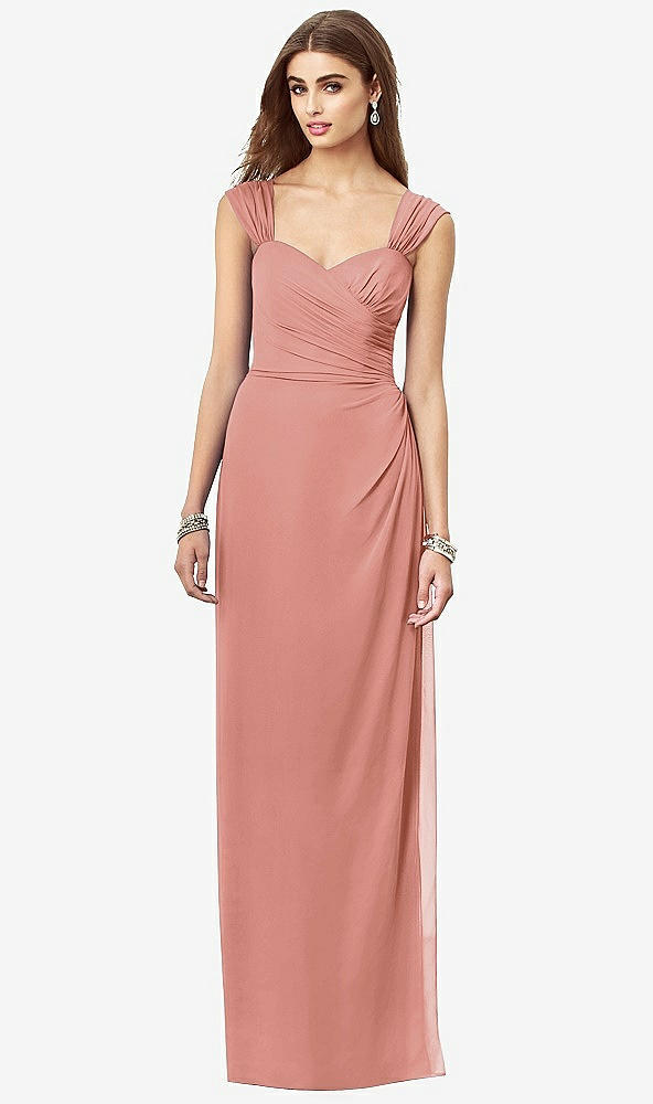 Front View - Desert Rose After Six Bridesmaid Dress 6693