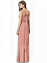 Rear View Thumbnail - Desert Rose After Six Bridesmaid Dress 6693