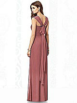 Rear View Thumbnail - English Rose After Six Bridesmaid Dress 6693