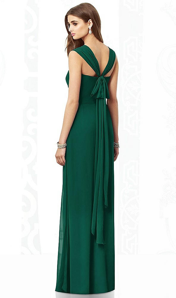 Back View - Hunter Green After Six Bridesmaid Dress 6693