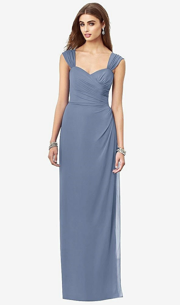 Front View - Larkspur Blue After Six Bridesmaid Dress 6693