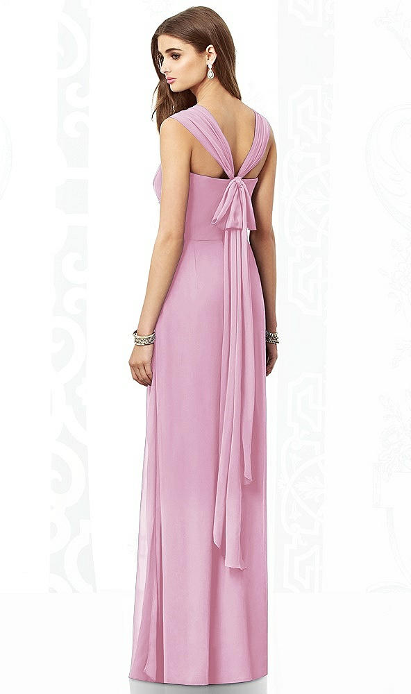 Back View - Powder Pink After Six Bridesmaid Dress 6693