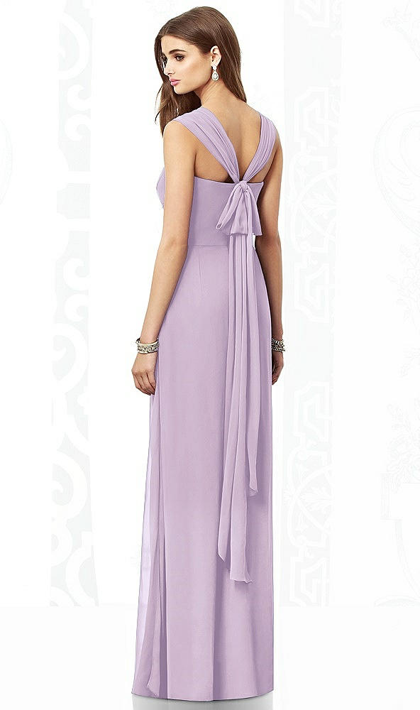 Back View - Pale Purple After Six Bridesmaid Dress 6693