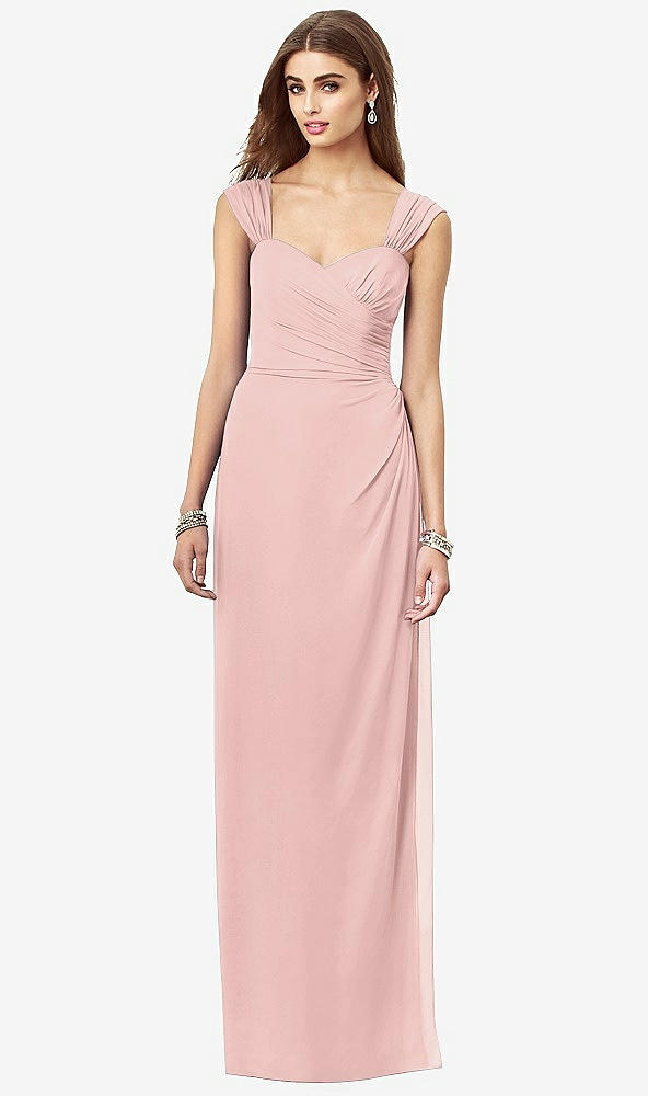 Front View - Rose - PANTONE Rose Quartz After Six Bridesmaid Dress 6693