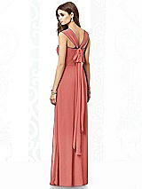 Rear View Thumbnail - Coral Pink After Six Bridesmaid Dress 6693