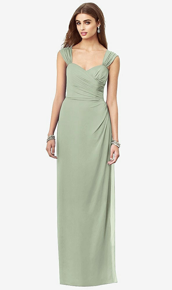 Front View - Sage After Six Bridesmaid Dress 6693