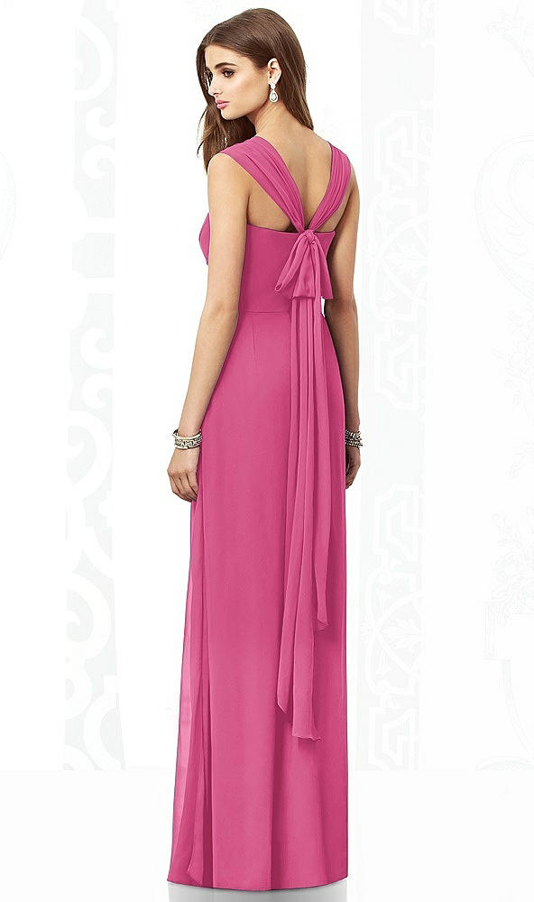 Back View - Tea Rose After Six Bridesmaid Dress 6693