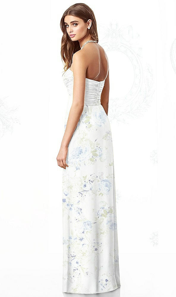 Back View - Bleu Garden After Six Style 6694