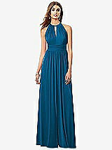 Front View Thumbnail - Ocean Blue After Six Bridesmaid Dress 6696